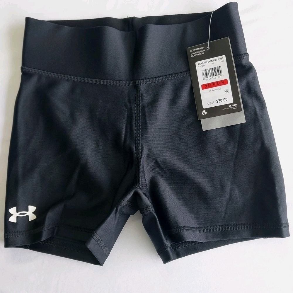 Under Armour Shorts Women's L Black 3" Team Shorty Compression Active size XS